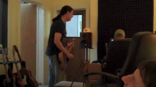 Dan Baird In The Studio Working A Guitar Groove For Bring It On
