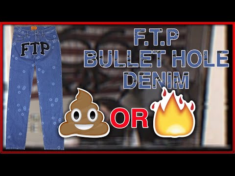 Unbiased Review on FTP "Bullet Hole" Denim Jeans