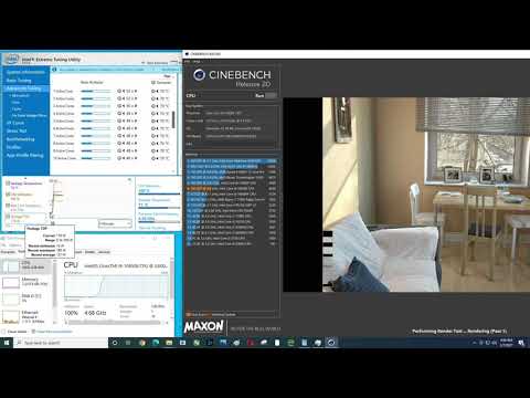 I9 10850k Cinebench R20 Intel Turbo Boost Enabled and Disabled, Benchmark, Core mulitpliers shown fo