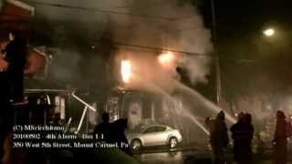 preview picture of video '20100502 - 4th alarm - Mt. Carmel, Pa -  Part 4'