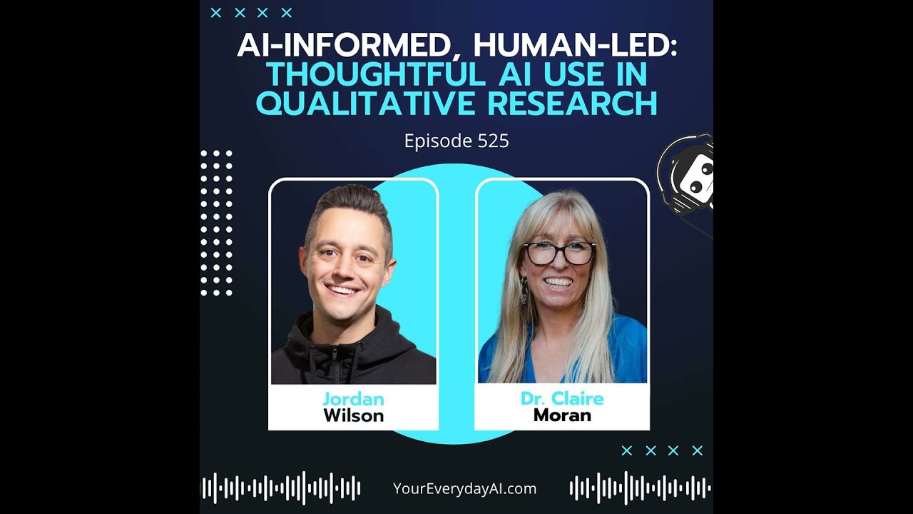 EP 525: AI-Informed, Human-Led: Thoughtful AI Use in Qualitative Research