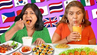 Mexican Moms Try International Food!