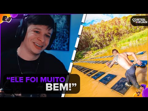 ARUAN REAGE: DESAFIO IMPOSSIVEL TENTE ATRAVESSAR O LAGO CONGELADO (RENATO GARCIA) - Cortes do Aruan