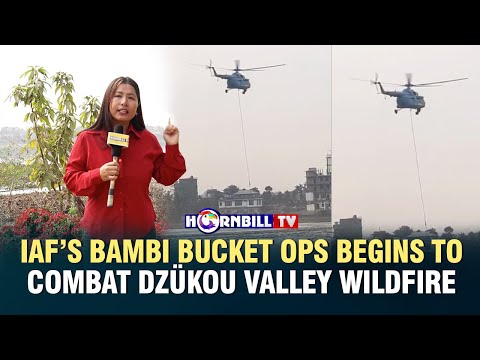 IAF’S BAMBI BUCKET OPS BEGINS TO COMBAT DZÜKOU VALLEY WILDFIRE