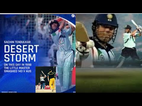 Sachin Tendulkar 134 vs Australia 1998 Sharjah Final