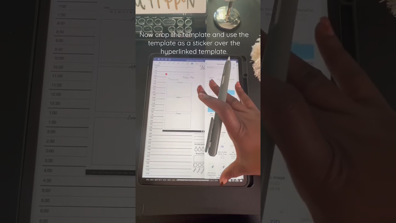 How to change templates in your digital planner and keep the hyperlinks