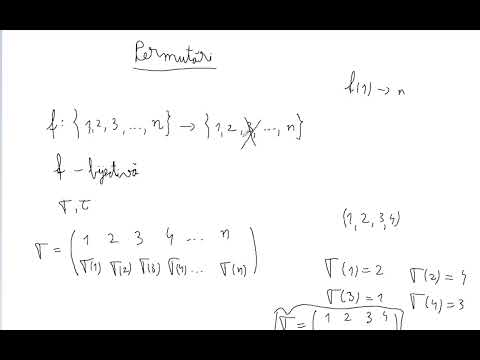 Permutări (clasa a 11-a)