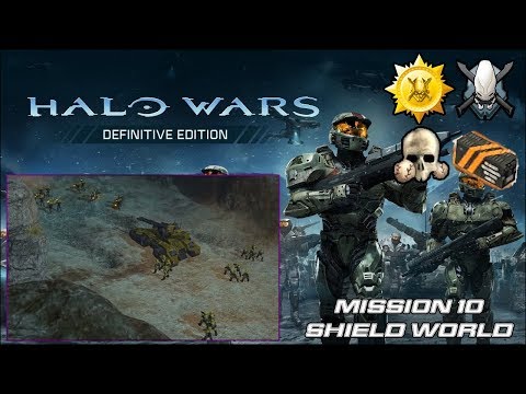 Halo Wars Legendary Gold Campaign - Mission 10 Shield World