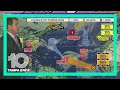 3 organized systems, 3 tropical disturbances: Atlantic hurricane season stays busy