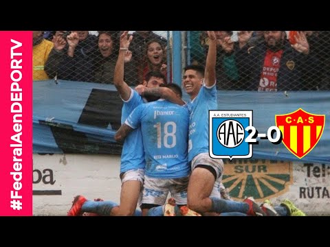 Estudiantes de Rio Cuarto 2-0 Sarmiento (R) - Goles y mejores jugadas - Federal A - Pentagonal Final