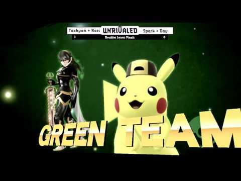 Unrivaled 2 WiiU - Spark + Day vs Ross + Tachyon - Doubles Losers Finals