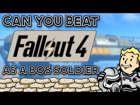 Can you BEAT Fallout 4 as a Brotherhood Soldier