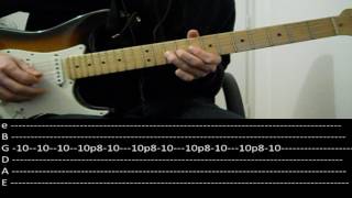 RHCP - She&#39;s only 18 (lesson w/ tabs)