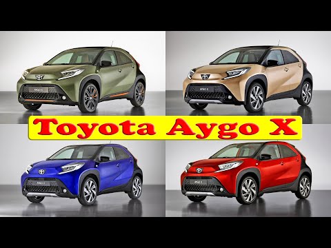 New 2022 Toyota Aygo X All colors & Interior trims
