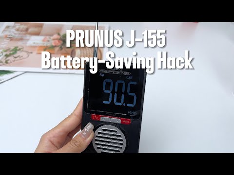 【FAQ of PRUNUS J-155 Radio】Battery-Saving Hack