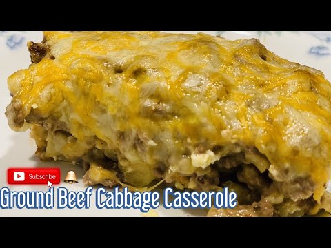 Ground Beef Cabbage Casserole