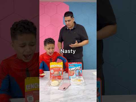 IS LUNCHLY BETTER THAN LUNCHABLES ? 😱 #shorts