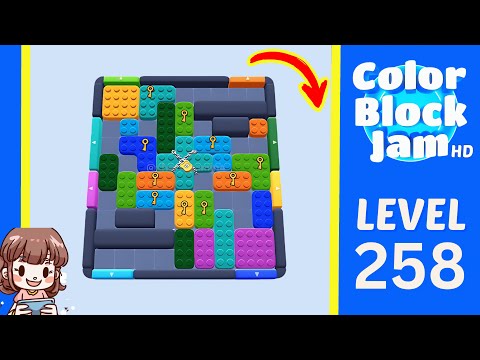 Color Block Jam Level 258 Solution Walkthrough