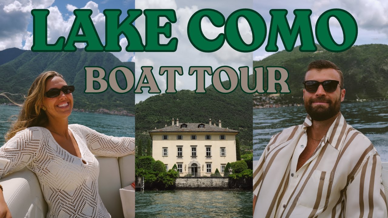 Join a duo as they cruise through Lake Como through a private boat.