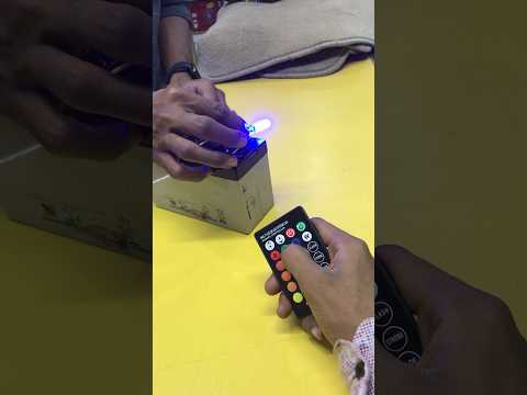 Remote control multicolored parking light bulb || Rgb parking light bulb || #shortfeed #viralshort