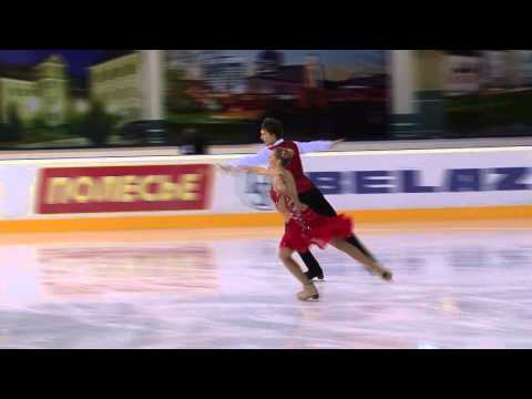 10 V. KAVALIOVA / Y. BIELIAIEV (BLR) - ISU JGP Minsk 2013 Junior Ice Dance Short Dance