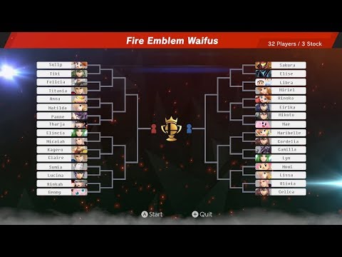 Determining the best girl in Fire Emblem by way of a Smash Ultimate Tournament