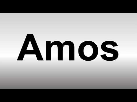 How to Pronounce Amos