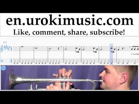 How to Play Trumpet OneRepublic - Counting Stars Part#2 Melody School Learn Class Course Tutorial