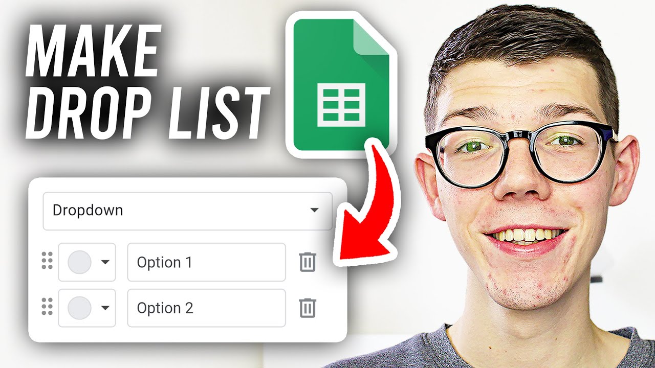 How To Make Drop Down List In Google Sheets - Full Guide