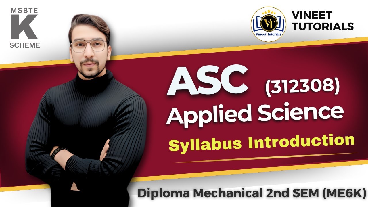 Applied Science Syllabus Discussion | Diploma Mechanical 2nd Semester | Vineet Sir |Vineet Tutorials