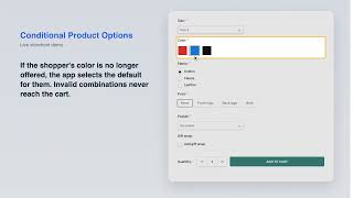 Filter Option Values on BigCommerce | Conditional Product Options by PapaThemes