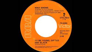 1969 Nina Simone - To Be Young, Gifted And Black (stereo 45)