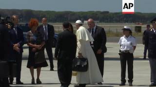 Download lagu Pope leaves Rome for Poland mp3