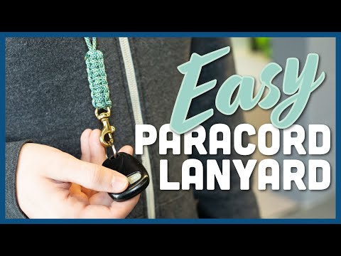 Easy Paracord Lanyard—Beginner Tutorial