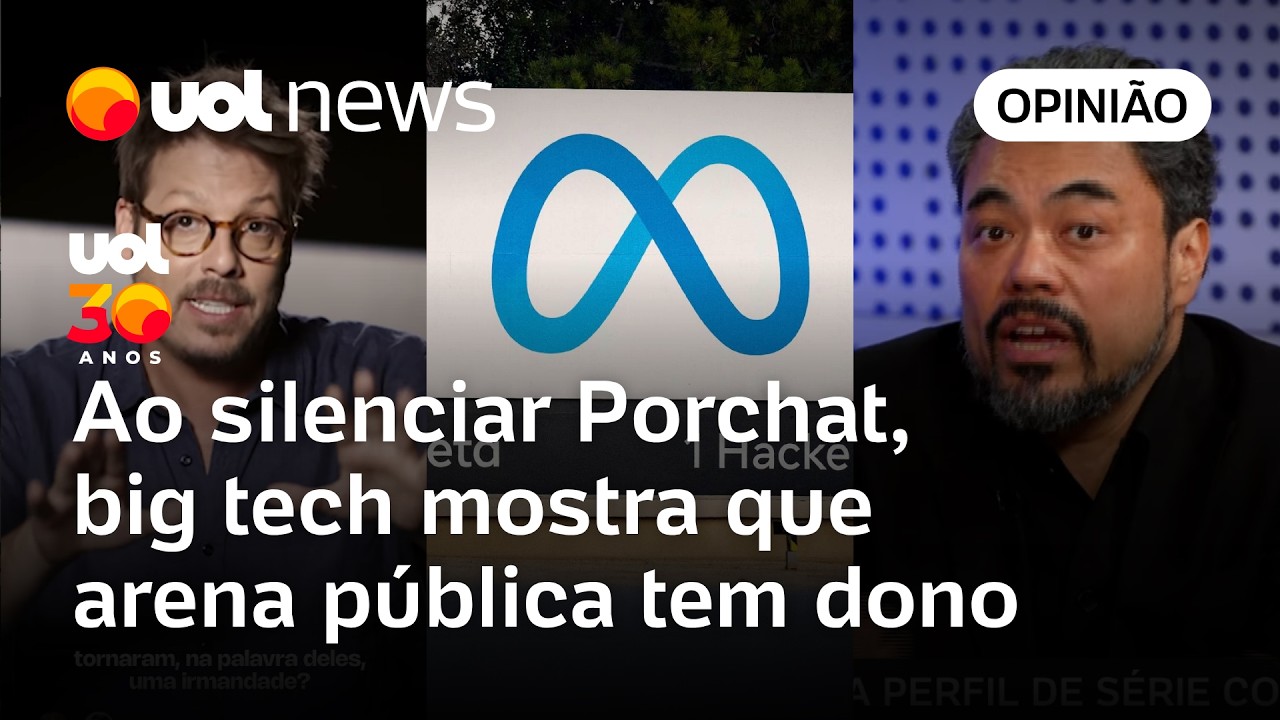 Vídeo de Porchat: ao silenciar, big tech mostra que arena pública tem dono | Sakamoto