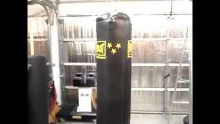 How To Hang A Heavy Boxing Punching Bag From The Ceiling Rafters