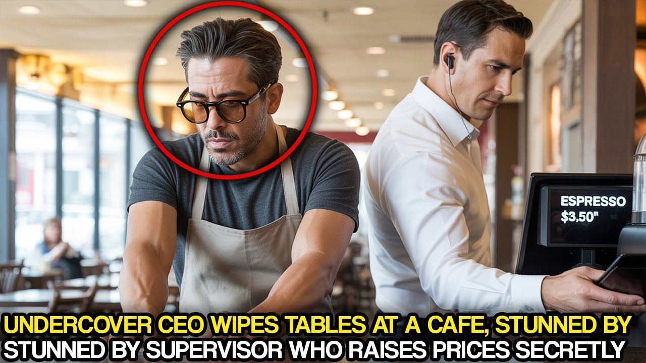 Undercover CEO Wipes Tables At A Cafe, Stunned By Supervisor Who Raises Prices Secretly