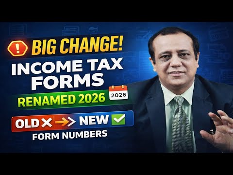 BIG Change! Income Tax Forms Renumbered in 2026 Draft - New Form Numbers vs Old Forms