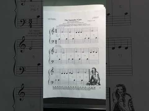 Music at the Piano #25c “The Squeaky Gate” by Mayron Cole (duet part)
