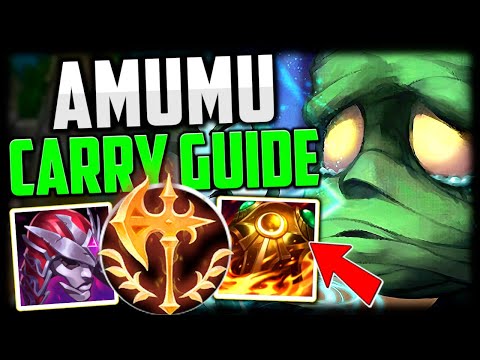 How to ACTUALLY AMUMU JUNGLE & CARRY + Best Build/Runes/Jungle Route - League of Legends