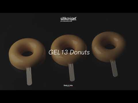 Molde de silicona de polos y elados donuts gel 13 Steccoflex de Silikomart