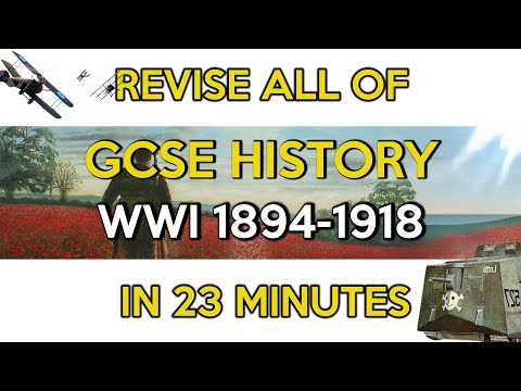 Revise GCSE The First World War in 23 minutes