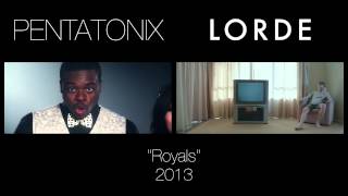Royals - Pentatonix &amp; Lorde (side by side)