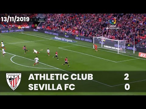 Imagen de portada del video ⚽ FULL MATCH I LaLiga 18/19 I J.19 Athletic Club 2 – Sevilla FC 0