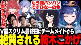 【スト6】V最スクリム最終日にチームメイトから16連勝ダイヤやプレーを絶賛されるつむオーン【紡木こかげ/如月れん/赤見かるび/白雪レイド/ふ～ど/あきら/フェンリっち/アゴアニキ/ぶいすぽ/切り抜き】