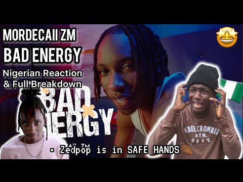 Mordecaii is ZED Future🤯| Nigerian🇳🇬 reacts to Mordecaii zm - BAD ENERGY (Official Music Video)