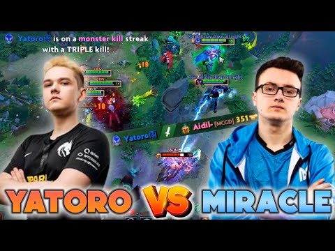 YATORO shows MIRACLE why he's called THE BEST CARRY of dota 2