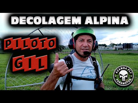 Decolagens alpinas de paramotor - Piloto Gil