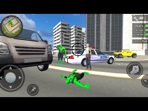 Flying Spider Superhero Ninja Hero City Gangster Crime - Android GamePlay HD