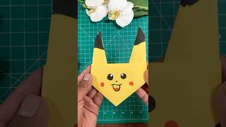 ⚡ Make your own origami Pikachu! 🧻 Easy craft for kids